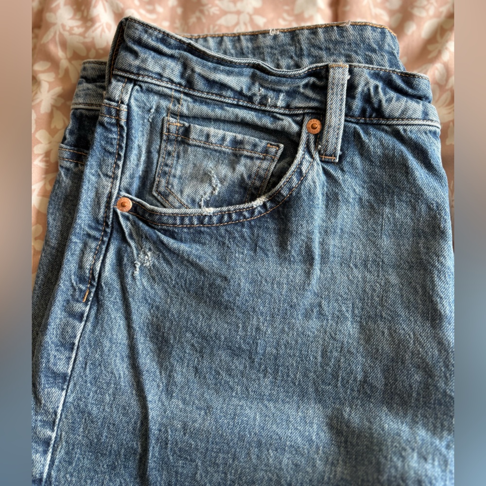 H&M Blue Straight Leg Jeans